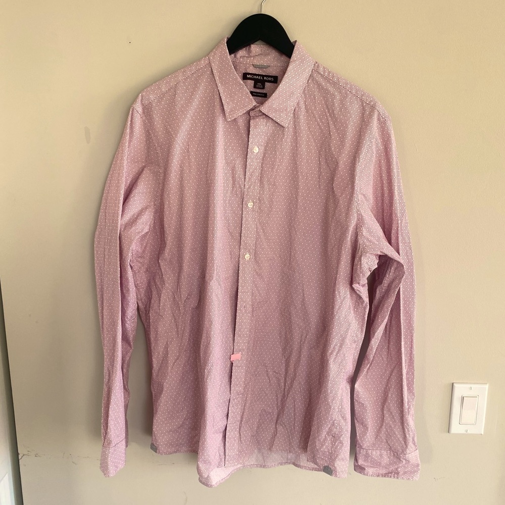 Michael Kors Trim Stretch Dress Shirt - Size XXL